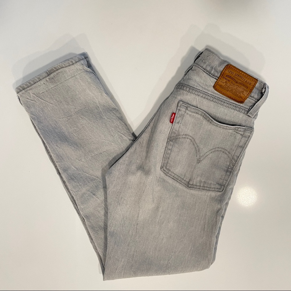 Aritzia Gray Levis Button Fly